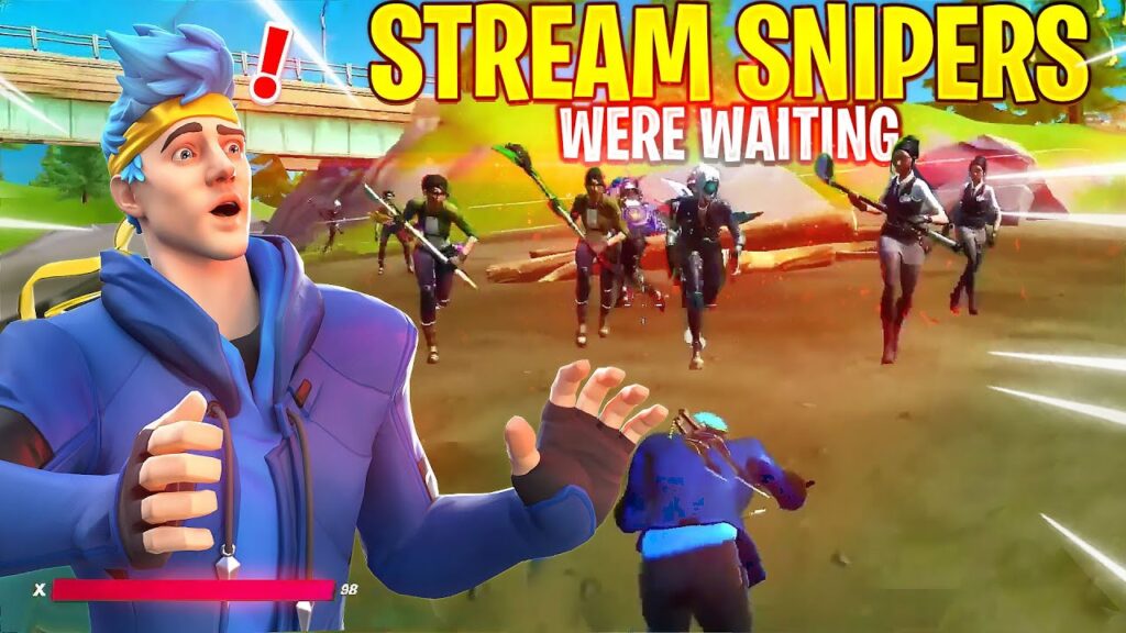 FIRST STREAM BACK, IMMEDIATELY STREAM SNIPED…