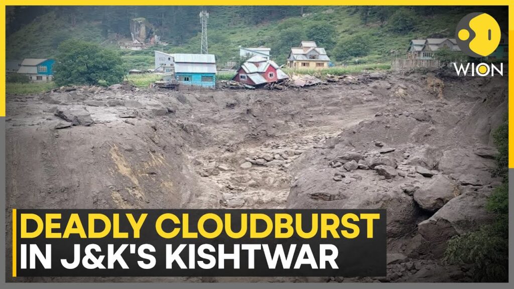 Massive Cloudburst in J&K’s Chositi Triggers Flash Flood, ‘Substantial Casualty’ Expected