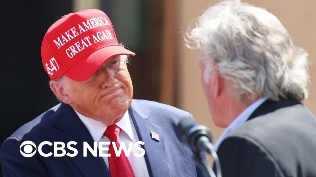 Trump visits Georgia to tour Helene damage