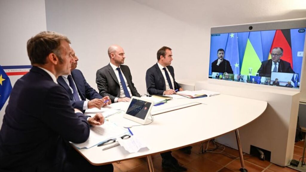 Macron says only Zelenskyy can negotiate Ukraine territory deal