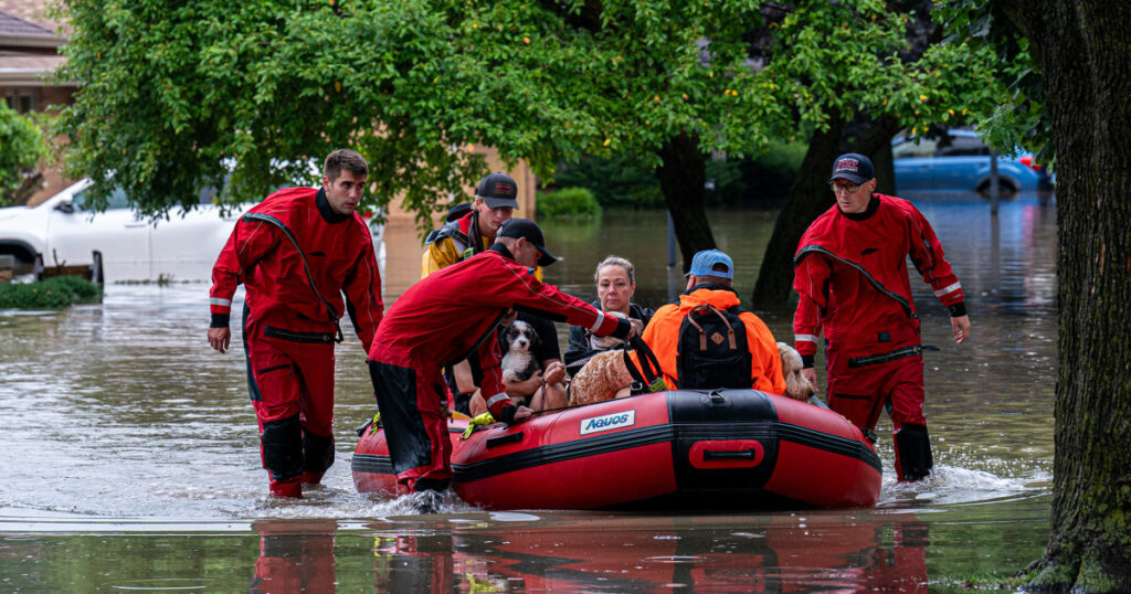 Severe storms knock out power and close roads as flooding cancels last day of Wisconsin State Fair