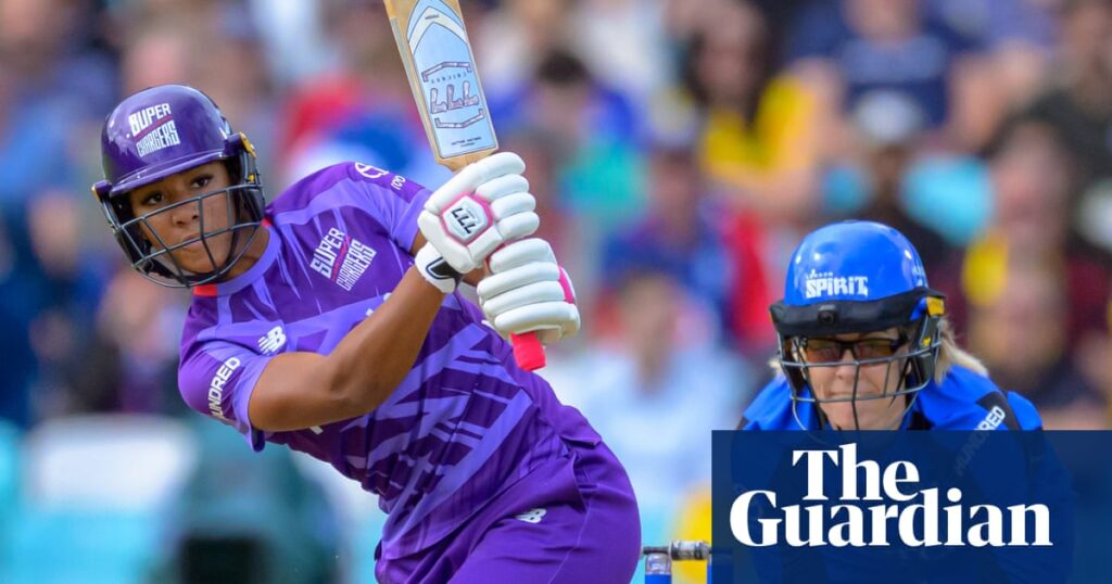 Davina Perrin hits quickest Hundred ton to fire Northern Superchargers women into final | The Hundred