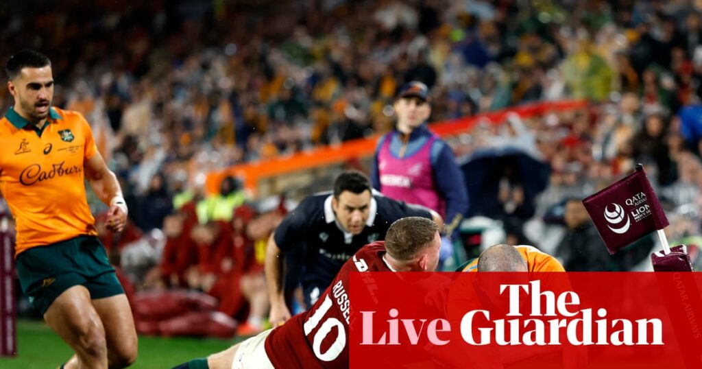 Australia v British & Irish Lions: third Test suspended due to lightning warning – live | Lions tour 2025