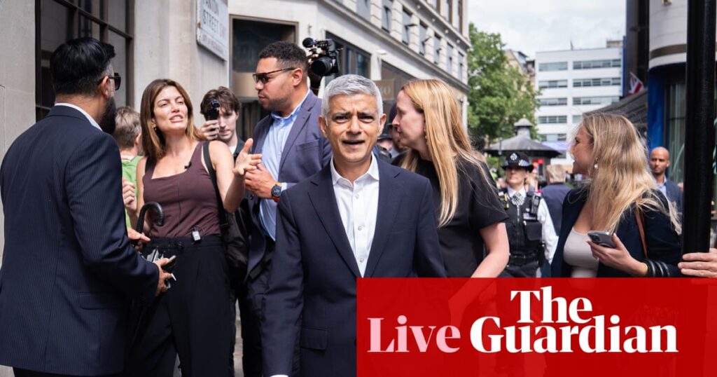 Labour needs to ‘pick things up’ after a ‘tough’ first year, says Sadiq Khan – UK politics live | Politics