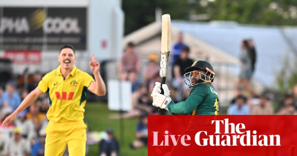 Australia v South Africa: first one-day international – live | Australia cricket team