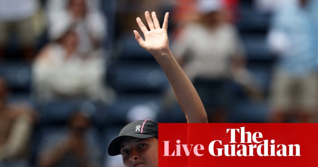 US Open tennis 2025: Swiatek and Osaka through, Sinner in action on day five – live | US Open Tennis 2025