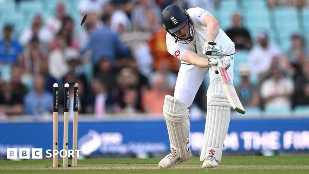 England vs India: Zak Crawley falls late with hosts chasing 374 to win fifth Test and series