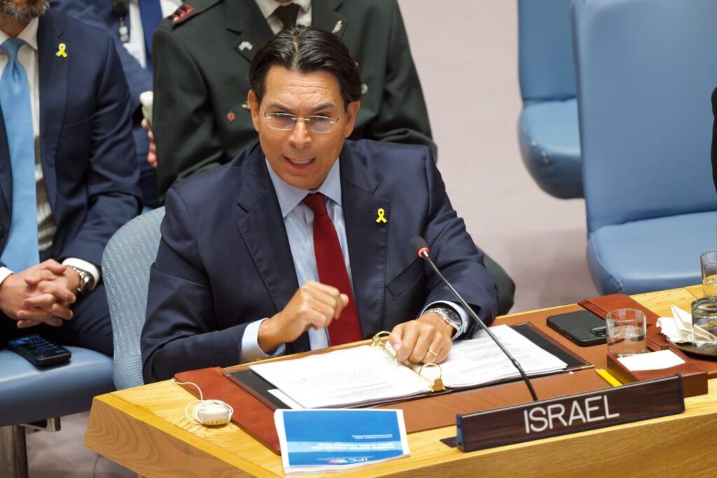 Israel’s UN envoy: Western leaders recognizing Palestinian state to ‘blow off steam’