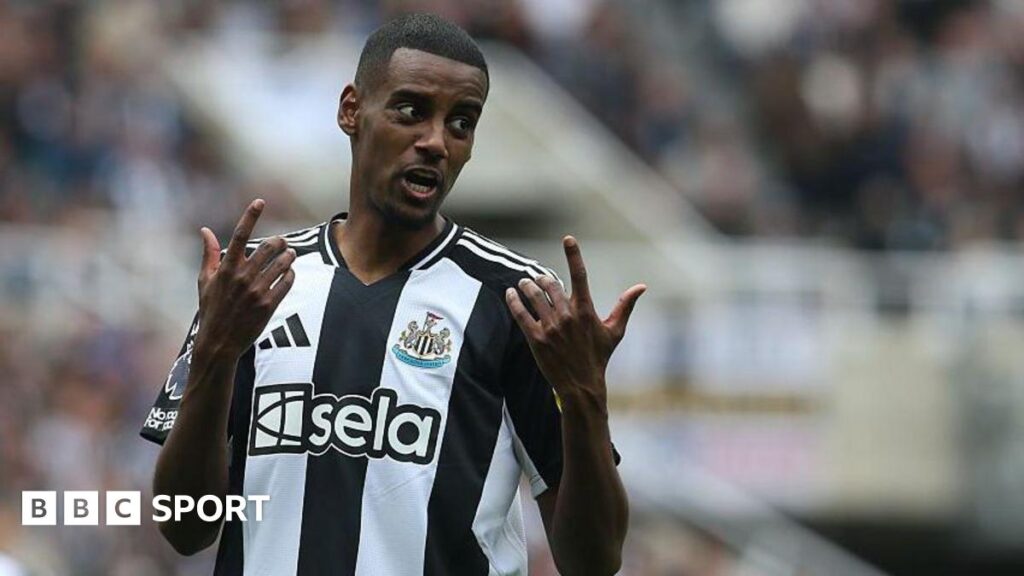 Alexander Isak: Newcastle manager Eddie Howe says transfer situation is ‘complex’ and ‘far from ideal’