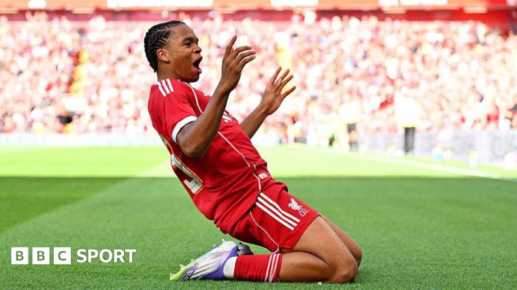 Rio Ngumoha raises first-team hype with Liverpool goal at Anfield