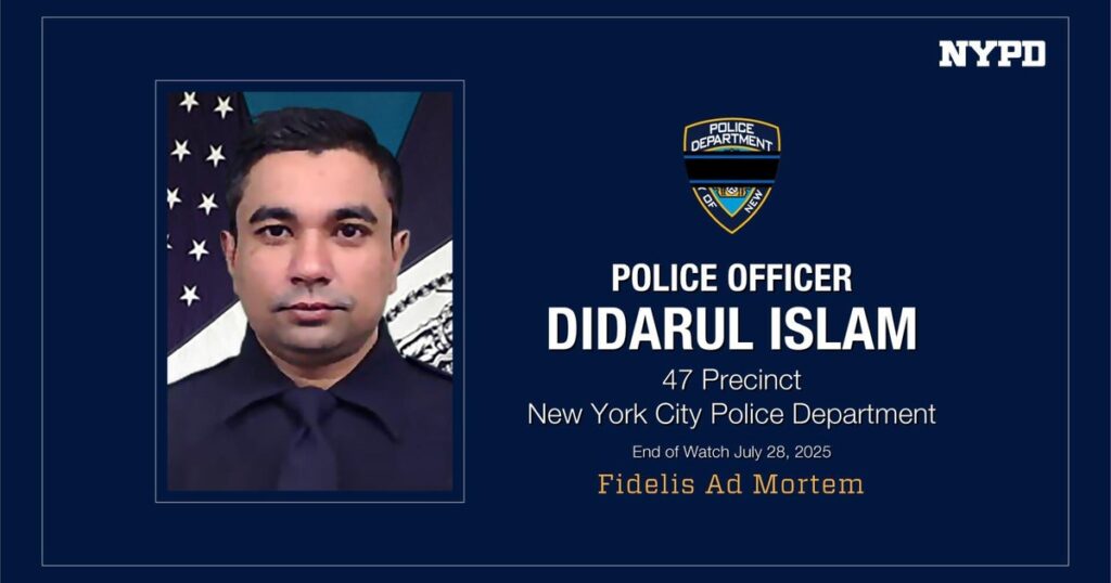 Father of slain NYPD Det. Didarul Islam breaks silence: “I feel like I’m in darkness”