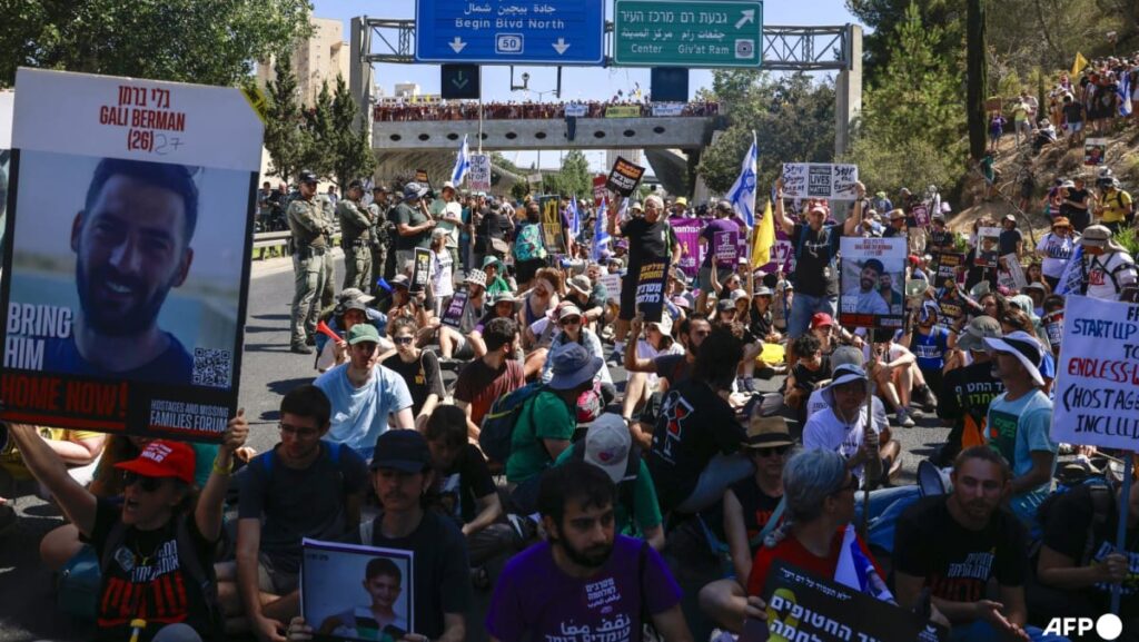 Protests held across Israel calling for hostage deal, end of Gaza war