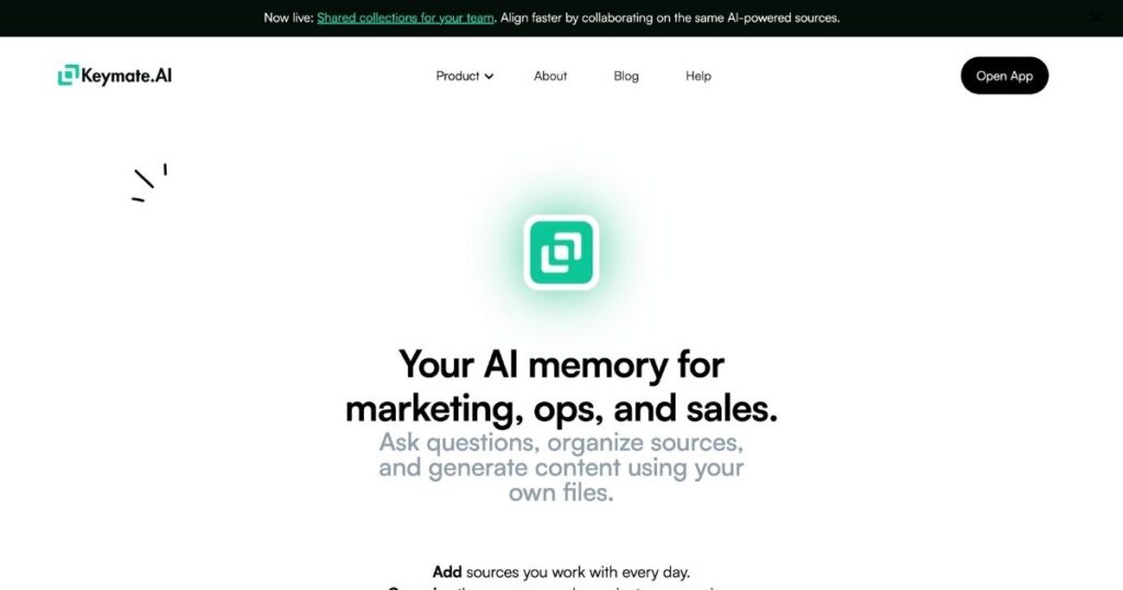 Keymate.AI: AI-Powered Knowledge Management Platform