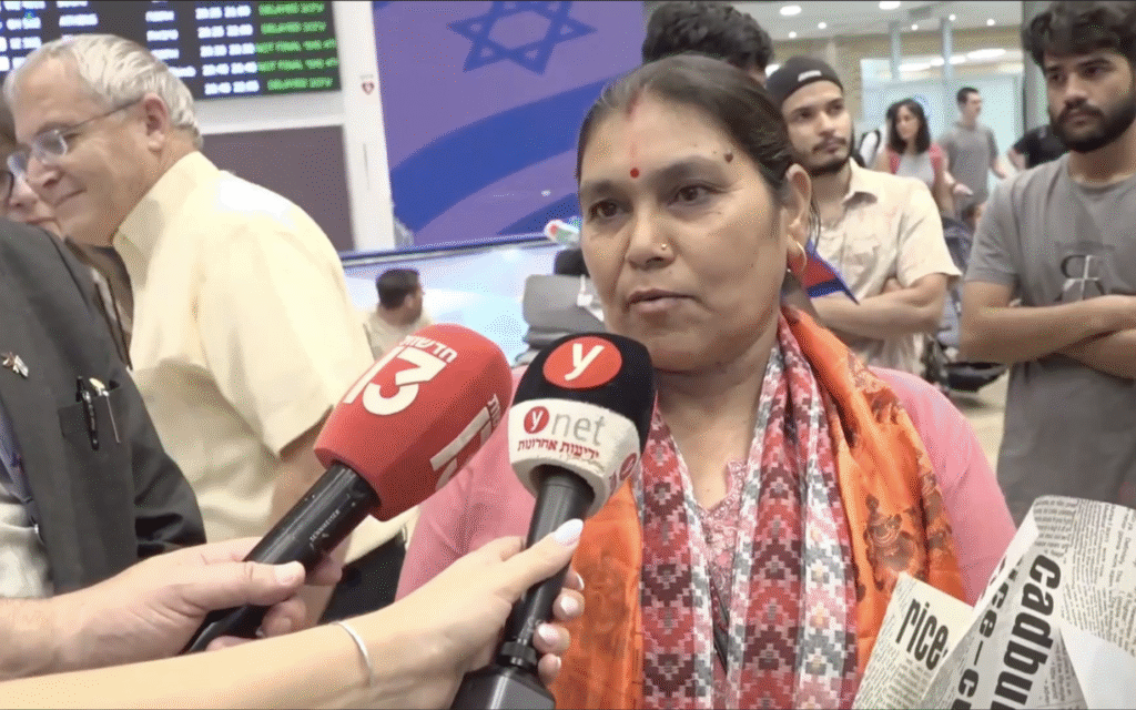 Family of Nepalese hostage Bipin Joshi arrives in Israel to seek son’s return