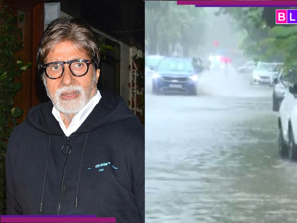 Heavy showers LASH Amitabh Bachchan’s Juhu bungalow Prateeksha [Watch Viral PICS]