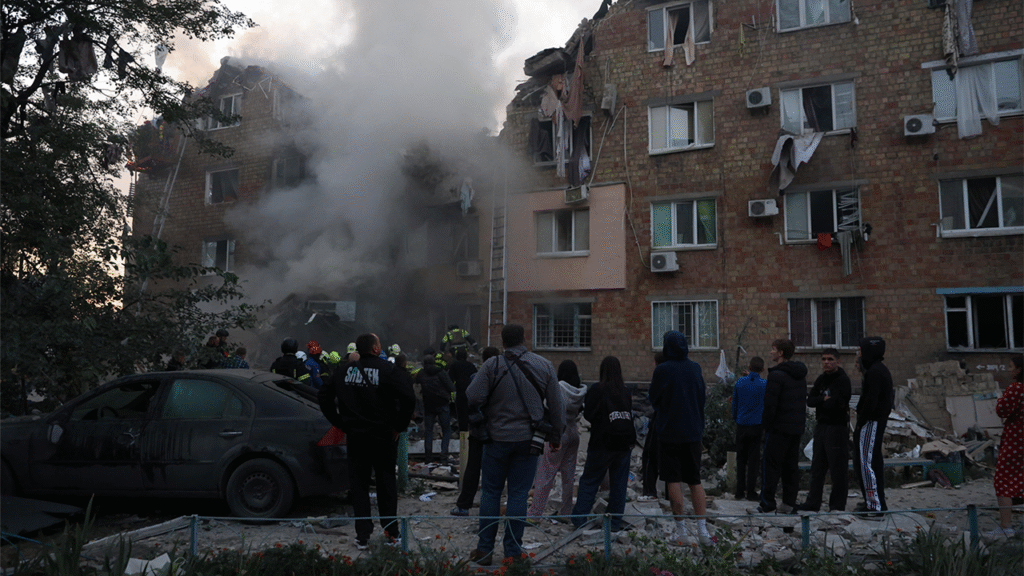 Russia kills 10, injures 38 in large-scale Kyiv drone and missile attack