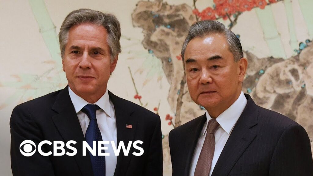 Secretary Blinken speaks after meeting with Chinese foreign minister | full video