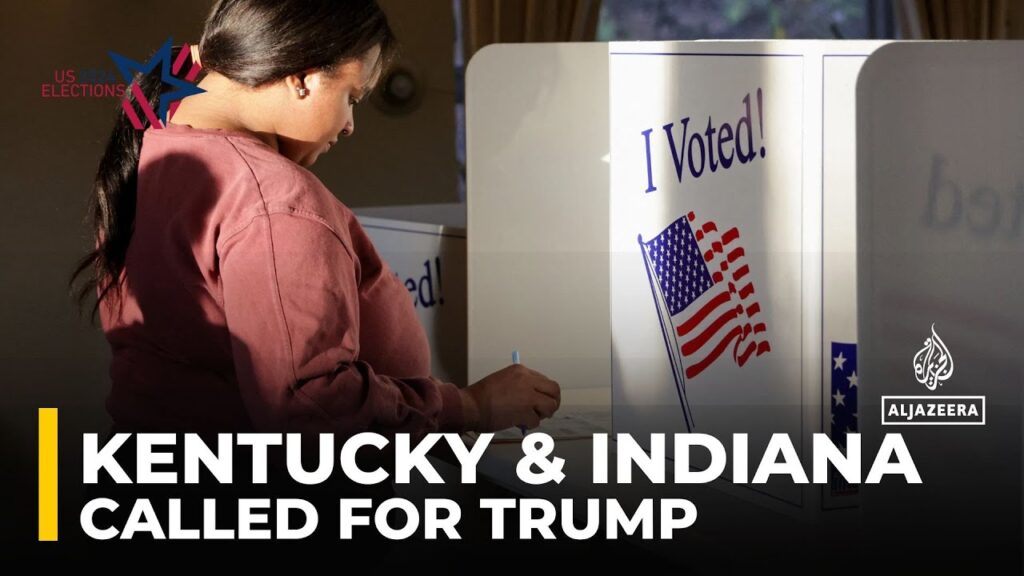 Kentucky, Indiana called for Trump; Vermont called for Harris
