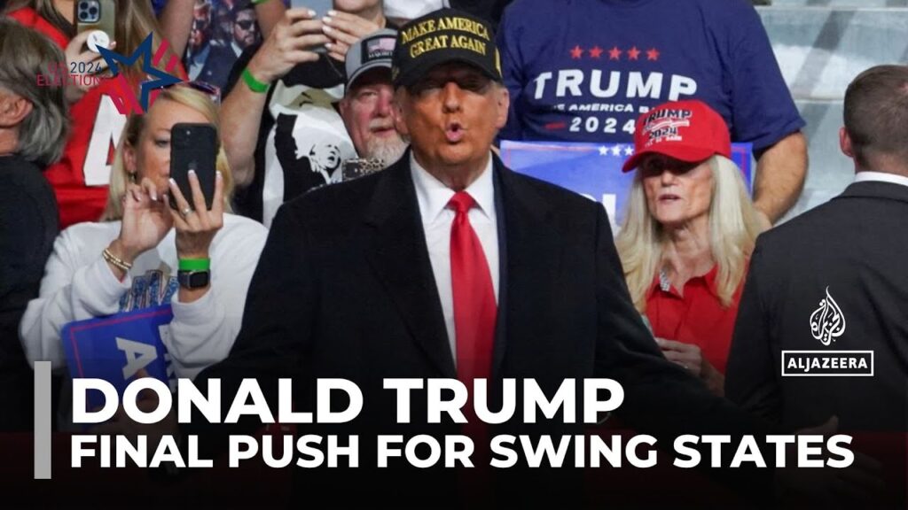US elections 2024: Trump claims fraud, rallies support in final push for swing states