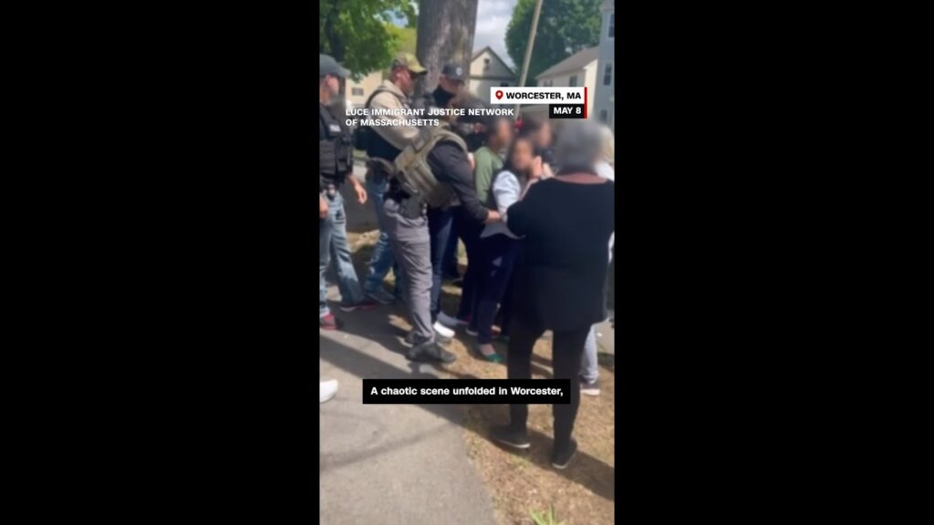 ICE arrest sparks chaos as crowd tried to intervene