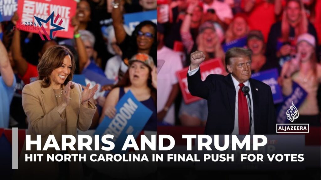 Harris, Trump hit North Carolina in final weekend push before US election