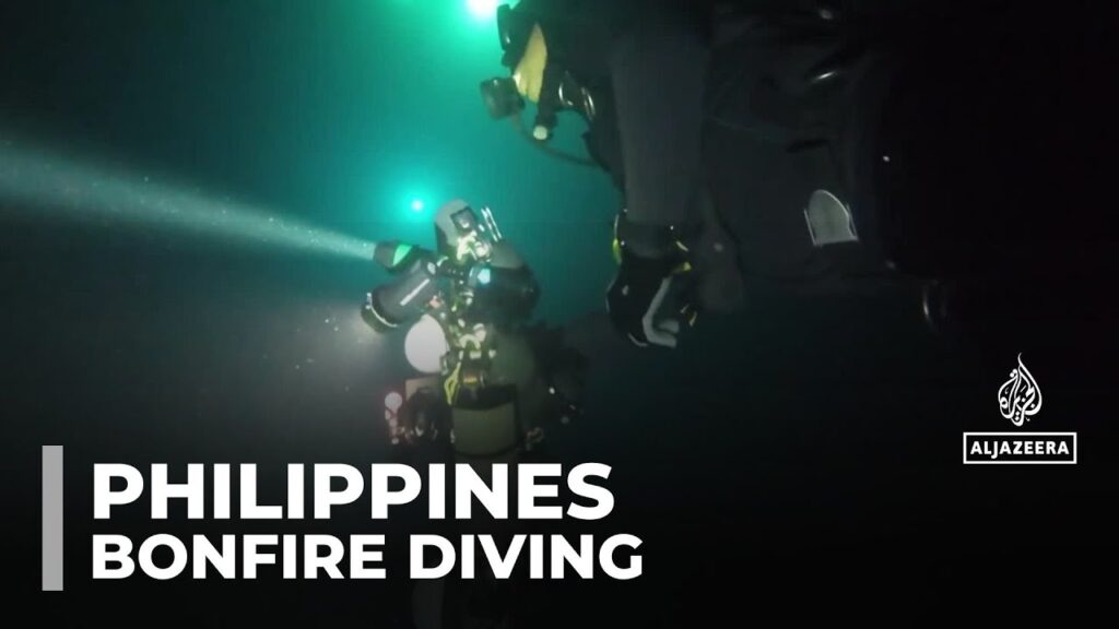 Philippines bonfire diving: Push to boost tourism with new trend