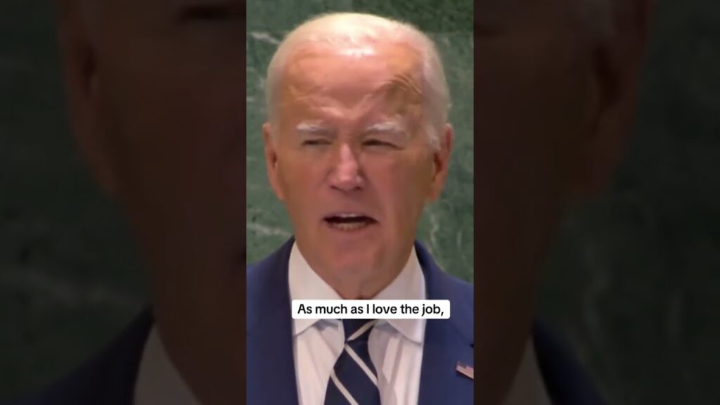 Biden addresses his decision to exit the 2024 race during U.N. speech #shorts