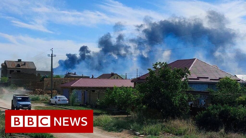 Ukraine war must end with liberation of Crimea from Russia, says Zelensky – BBC News