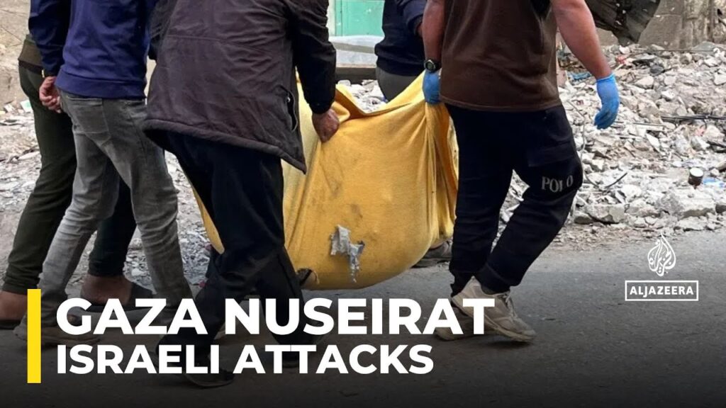 At least 14 killed in Israeli attacks on central Gaza’s Nuseirat: AJE correspondent