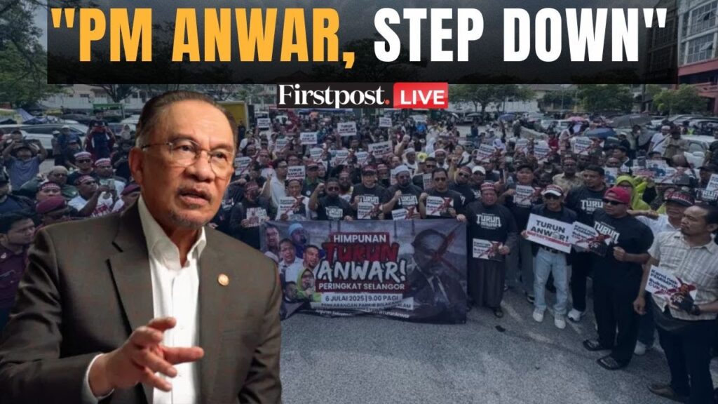 Anti-Anwar Rally LIVE: Malaysian Opposition Demands PM Anwar’s Resignation Amid Inflation Woes |N18G
