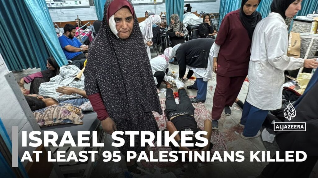 Israel targeting civilians: At least 95 Palestinians killed across the strip