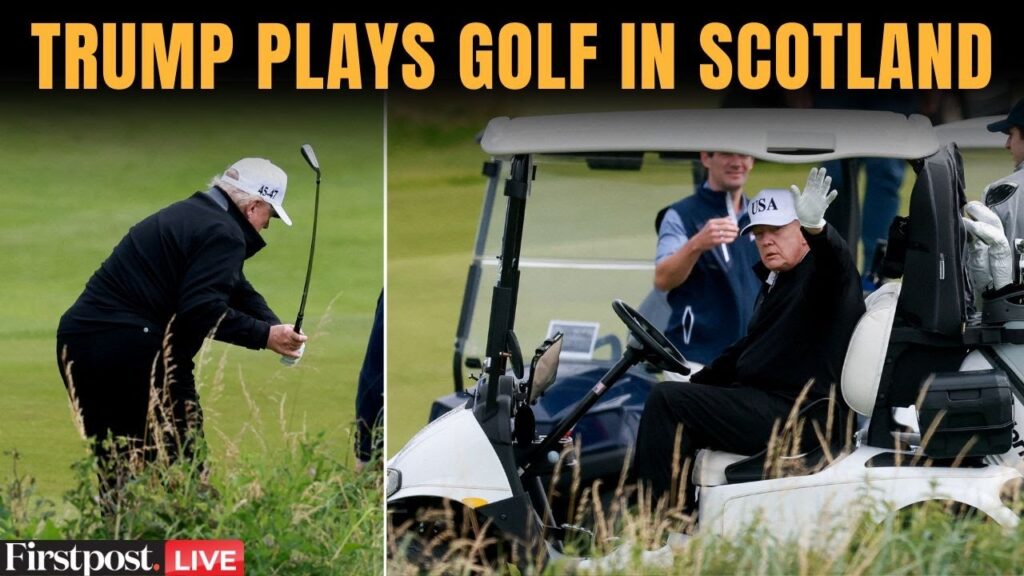 Trump in Scotland LIVE: Trump Plays Golf on Turnberry Golf Course in Scotland | Trump Scotland Golf