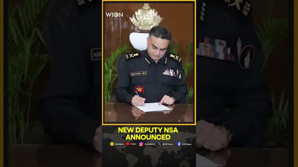Former CRPF Chief Anish Dayal Singh Appointed Deputy NSA | WION