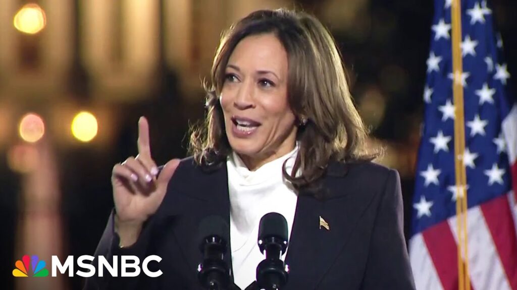 Kamala Harris delivers ‘closing argument’ at Ellipse in Washington, D.C. | Full Speech | MSNBC