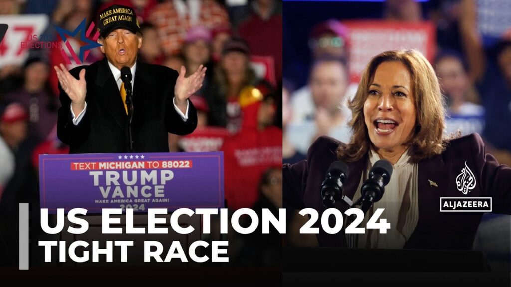 Trump and Harris court undecided: Campaigning intensifies before November 5 vote