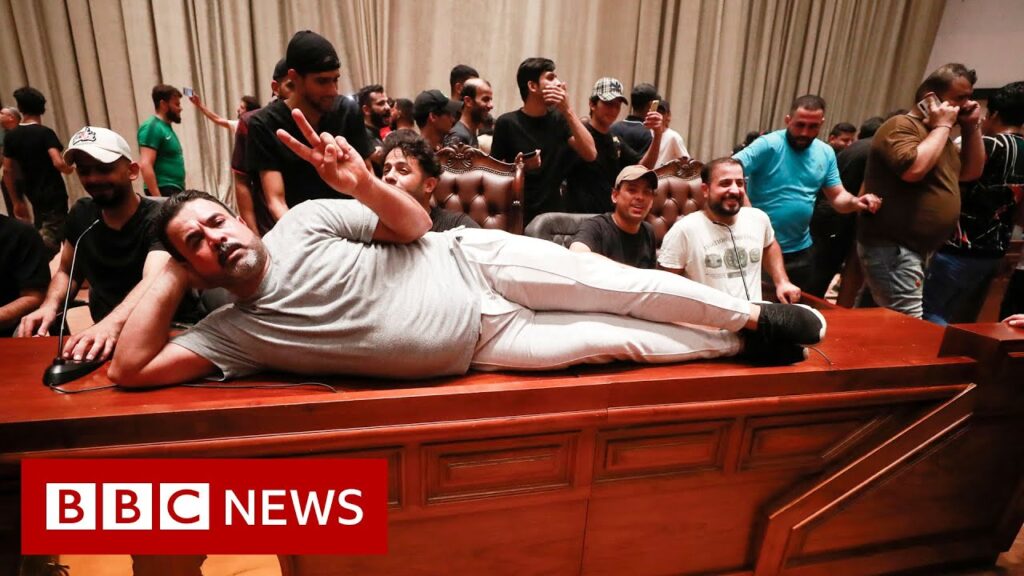 Protesters storm Iraqi parliament building in Baghdad – BBC News