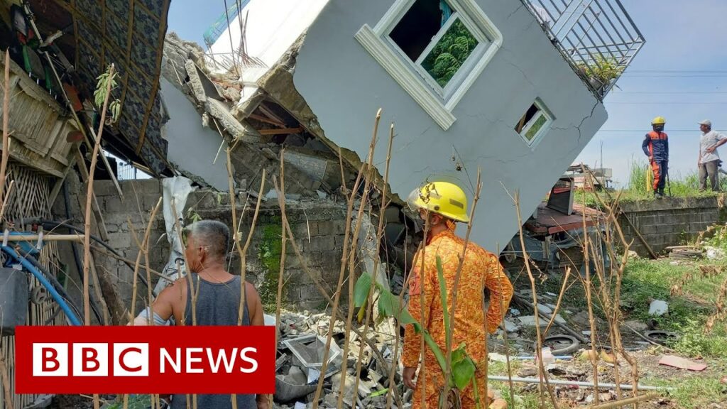 Powerful earthquake hits northern Philippines – BBC News