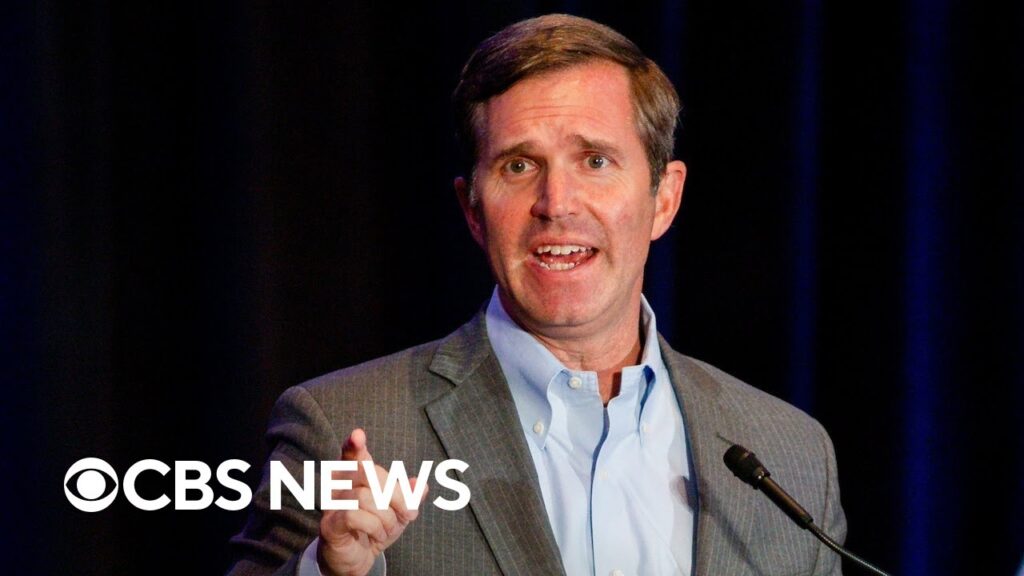 Kentucky Gov. Andy Beshear, officials discuss search for highway shooting suspect | full video