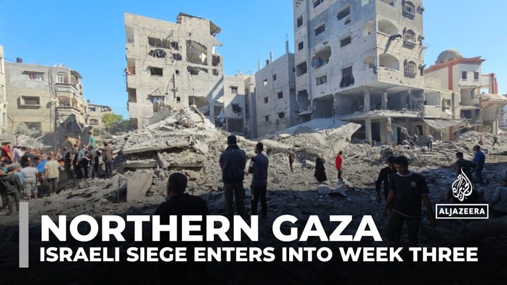 Israel’s siege of northern Gaza escalates: Bombs hit schools and shelters, killing dozens