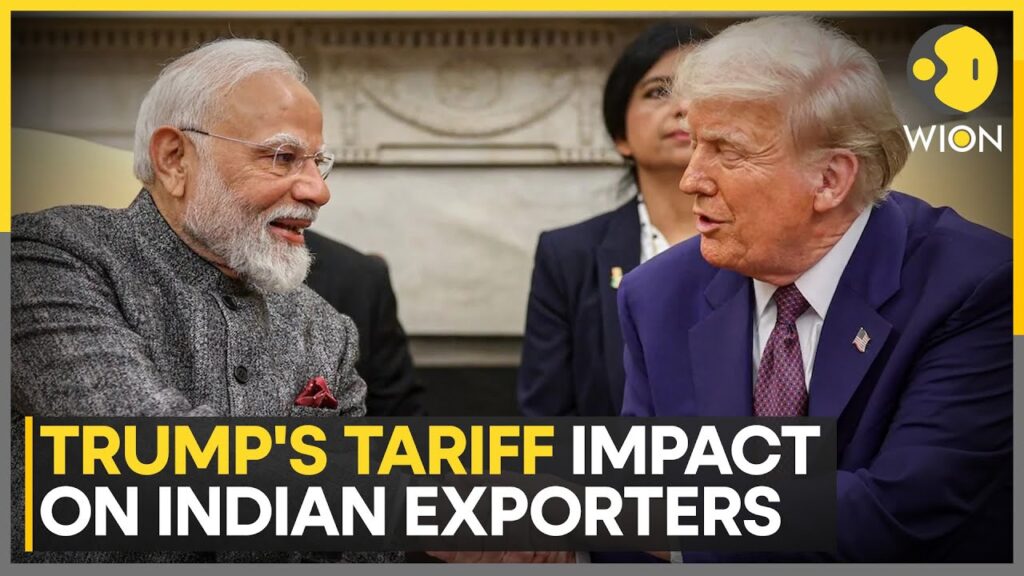 Trump’s Tariff War: 50% Tariffs Rattle Indian Exporters | WION World News