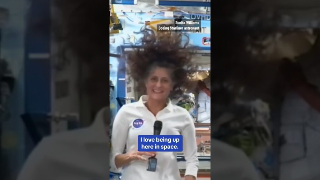 Stranded Boeing Starliner astronauts discuss extended stay in space #shorts