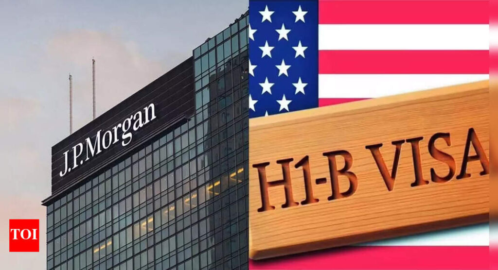 JPMorgan’s top economists warn on H-1B visa fee hike: ‘Could slash 5,500 work visas monthly’ | World News
