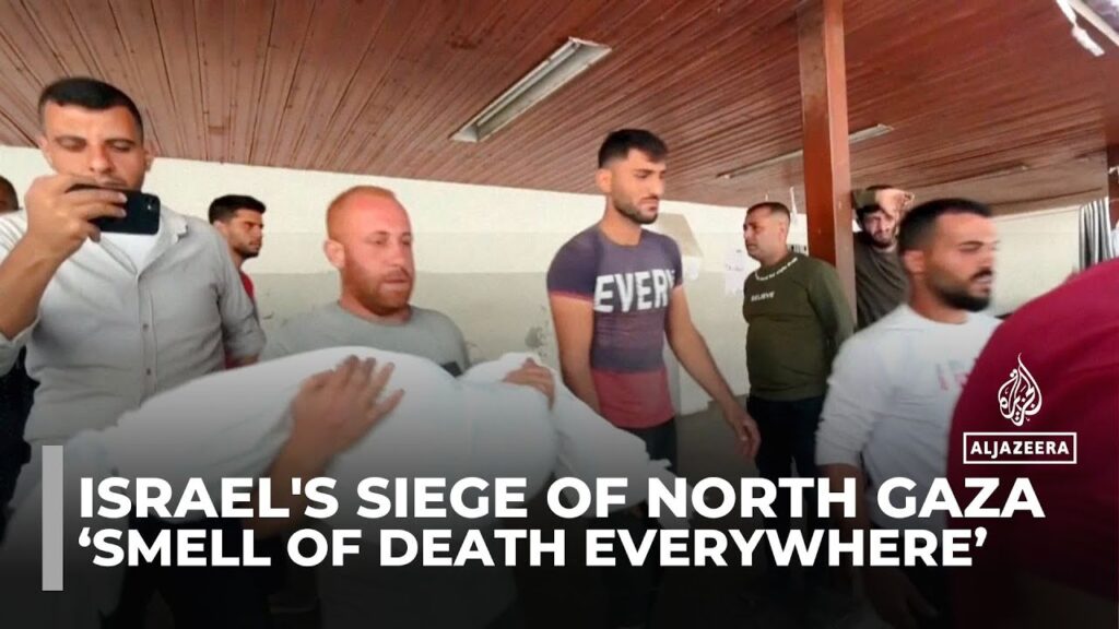 ‘Smell of death everywhere’: Israel kills dozens, blocks aid to north Gaza