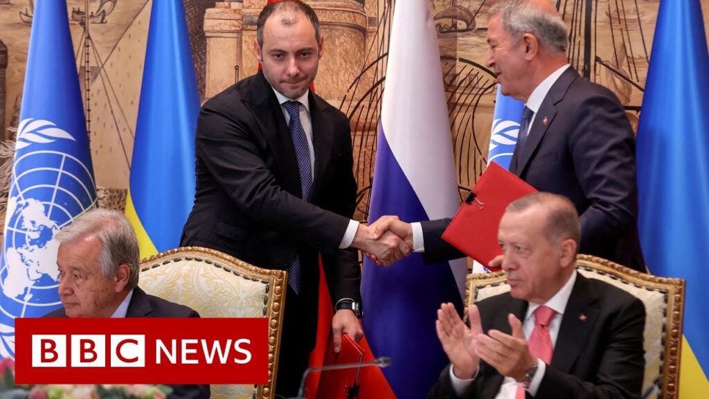 Ukraine and Russia sign ‘vital’ grain deal – BBC News
