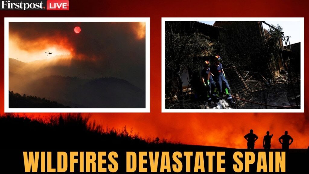 Spain Wildfires LIVE: Deadly Blazes Sweep Spain | Firefighters Battle Relentless Flames