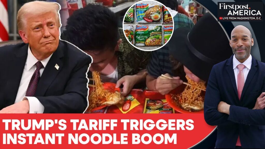 How Trump’s Tariffs Are Fuelling Instant Noodle Boom In Indonesia | Firstpost America | N18G