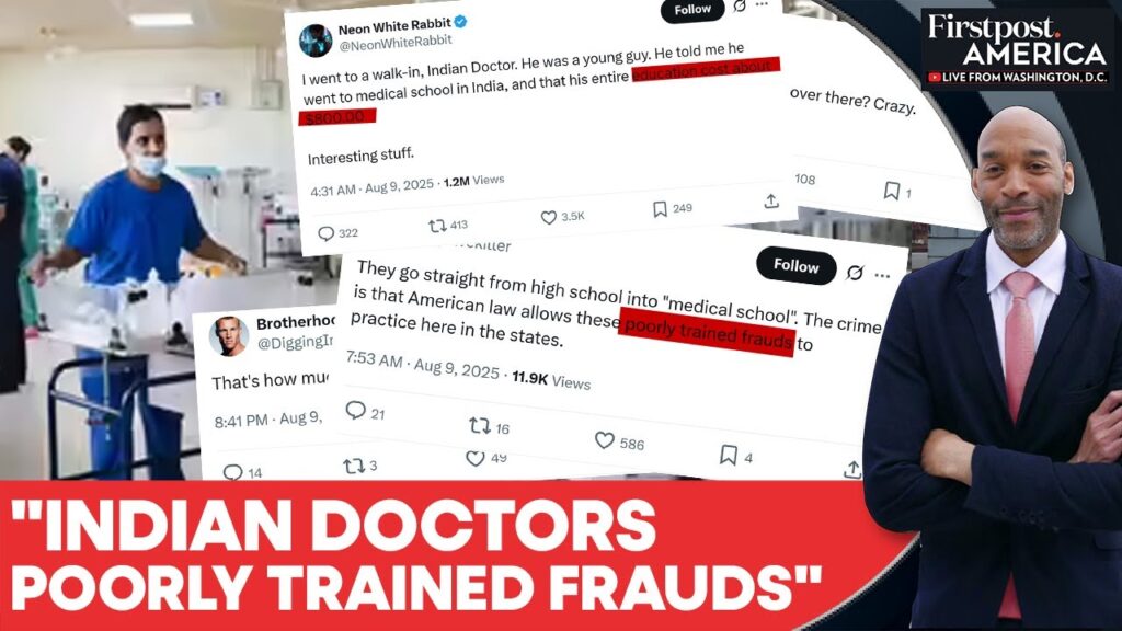 Indian Doctor’s 0 Medical Degree Sparks Online Racial Backlash in US | Firstpost America | N18G