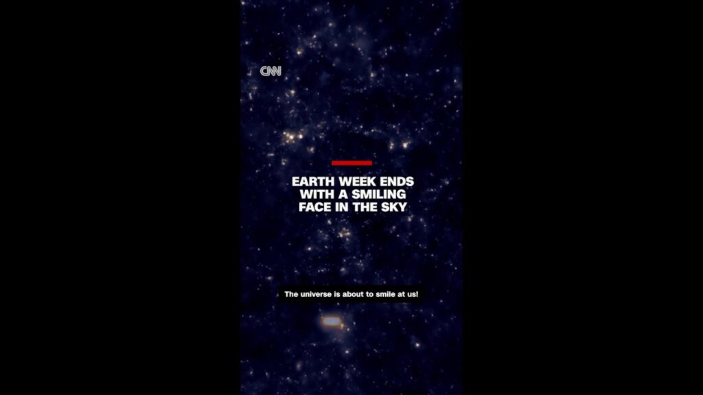 Earth week ends with a smiling face in the sky