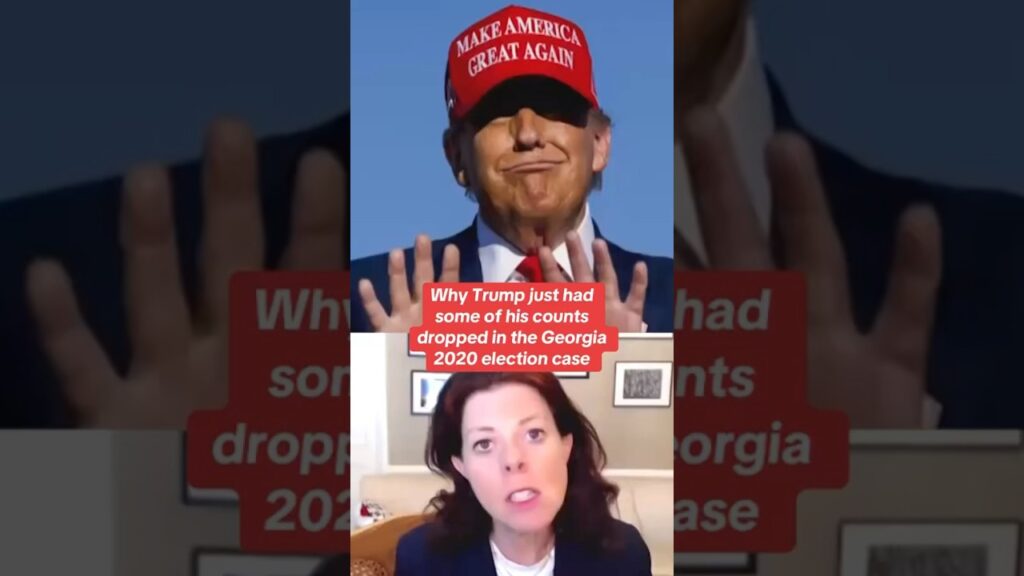 Why Trump had some of his counts dropped in Georgia 2020 election case #shorts