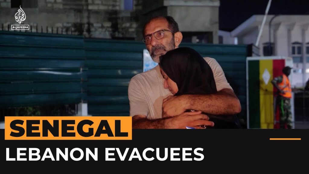 Emotional reunions in Senegal as citizens arrive after fleeing Lebanon